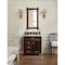 James Martin Vanities Brittany 30in Single Vanity, Burnished Mahogany w/ 3 CM Carrara Marble Top 650-V30-BNM-3CAR - alternate 4